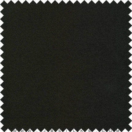 Silk Heavy Crepe Back Satin Fabric 30 momme color 199 Black by JB Silks