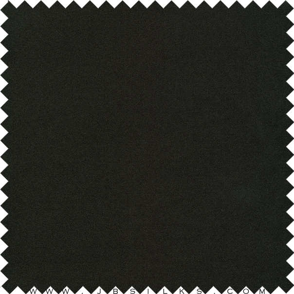 Silk Heavy Crepe Back Satin Fabric 30 momme color 199 Black by JB Silks