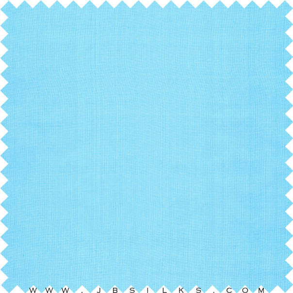 Silk Organza Fabric color 647 Cyan Blue wide width by JB Silks