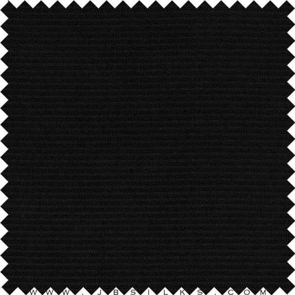 Silk Waffle Georgette Fabric 811 color 199 Black by JB Silks