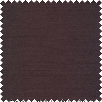 Silk Wool Mikado Shantung Fabric 872 color 526 Dk Maroon by JB Silks