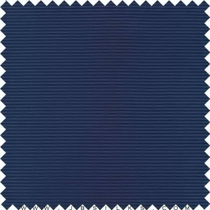 Stretch Silk Ribbed Fabric 20 momme color 395B Navy Blue by JB Silks
