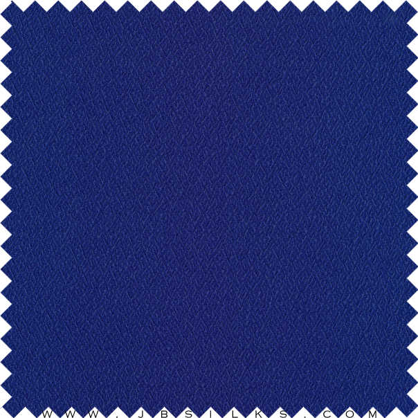Stretch Silk Textured Crepe Fabric 20 momme color 351 Royal Blue by JB Silks