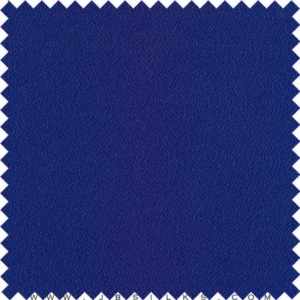 Stretch Silk Textured Crepe Fabric 20 momme color 351 Royal Blue by JB Silks