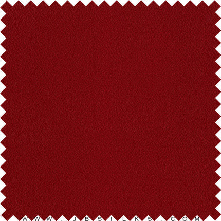 Stretch Silk Textured Crepe Fabric 20 momme color 424 Dark Red by JB Silks