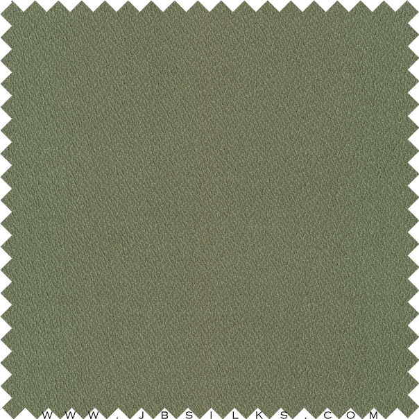 Stretch Silk Textured Crepe Fabric 20 momme color 438 Olive Branch by JB Silks