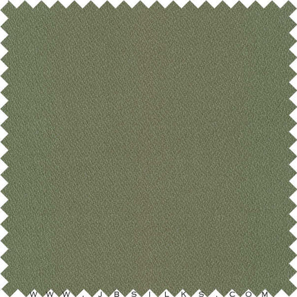 Stretch Silk Textured Crepe Fabric 20 momme color 438 Olive Branch by JB Silks
