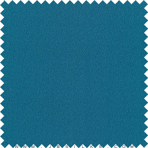 Stretch Silk Textured Crepe Fabric 20 momme color 49 Teal by JB Silks