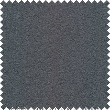 Stretch Silk Textured Crepe Fabric 20 momme color 698 Pewter Gray by JB Silks