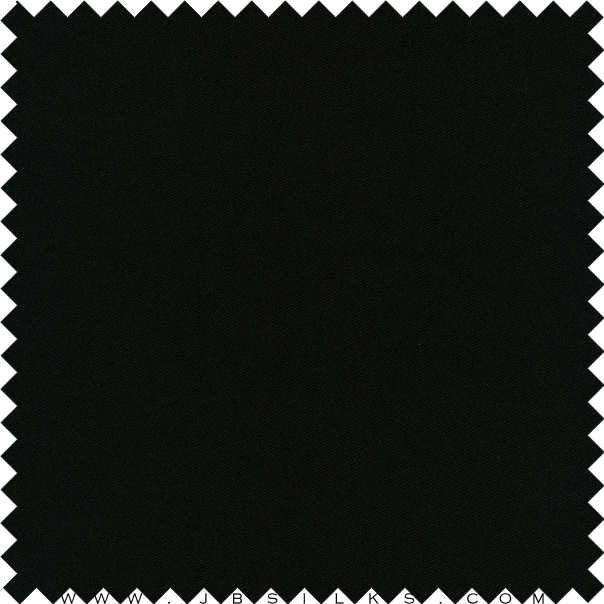 Stretch Silk Woven Jersey Fabric 22 momme color 199 Black by JB Silks