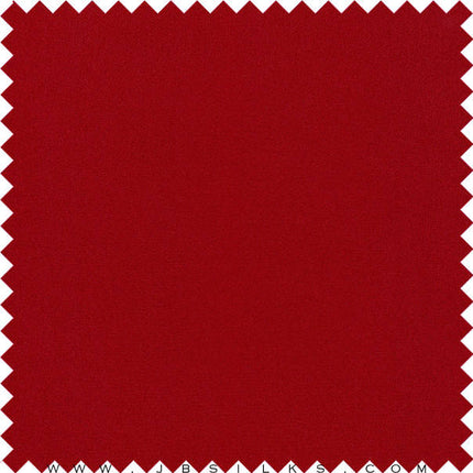 Sueded Heavy Silk Fabric 9430 color 620 Red by JB Silks