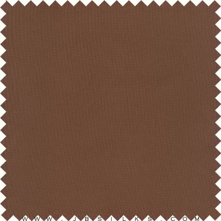 Sueded Silk Broadcloth Fabric 9424 color 592 Chocolate Brown by JB Silks