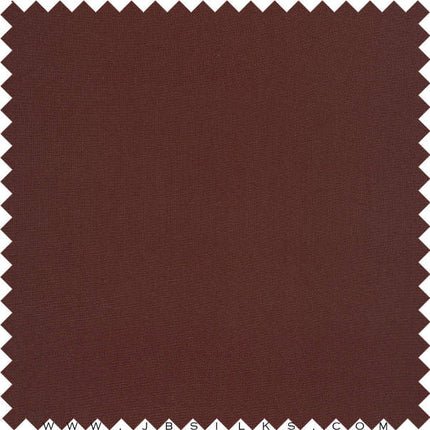 Sueded Silk Double Georgette Fabric 9440 color 185 Chocolate Brown by JB Silks