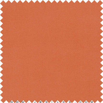 Sueded Silk Fabric 9418 color 471 Sedona Sunset Orange by JB Silks