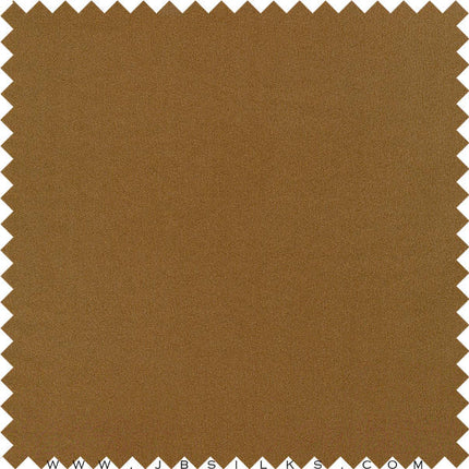 Sueded Silk Fabric 9418 color 621 Burnt Caramel by JB Silks