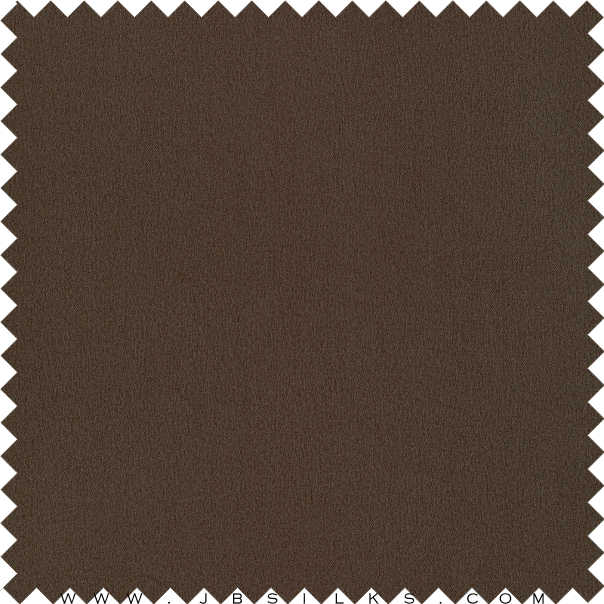 Sueded Silk Fabric 9418 color 690 Chocolate Brown by JB Silks