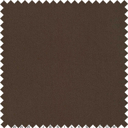 Sueded Silk Fabric 9418 color 690 Chocolate Brown by JB Silks