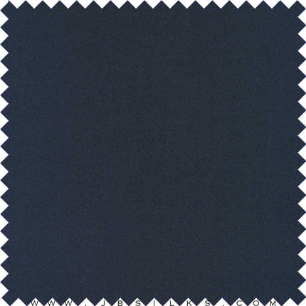 Sueded Silk Fabric 9419 color 195 Midnight Navy wide width by JB Silks