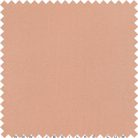 Sueded Silk Fabric 9419 color 684 Sandy Peach wide width by JB Silks