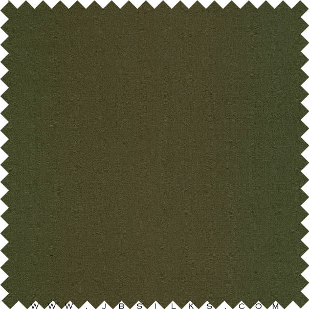 Sueded Silk Fabric 9419 color 687 Deep Olive wide width by JB Silks