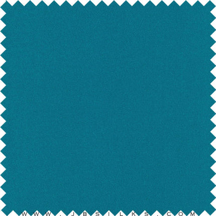 Sueded Silk Fabulous Crepe Junior Fabric 9330 color 632 Peacock by JB Silks