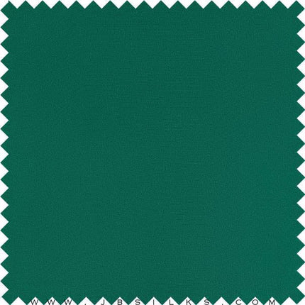 Sueded Silk Fabulous Crepe Junior Fabric 9330 color 657 Emerald Green by JB Silks