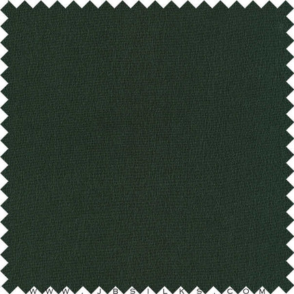 Sueded Silk Heavy Crepe Fabric 9435 color 655 Rainforest Green by JB Silks