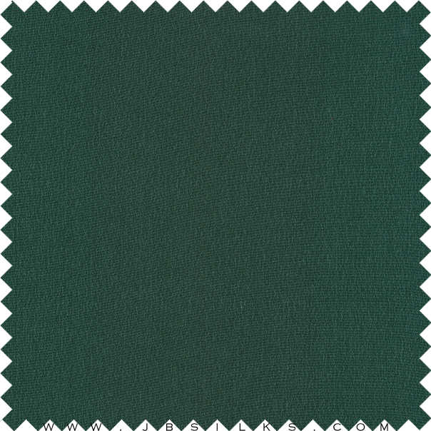 Sueded Silk Heavy Crepe Fabric 9435 color 656 Forest Green by JB Silks