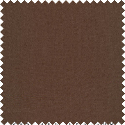 Sueded Silk Herringbone Fabric 9438 color 490 Chocolate Brown by JB Silks