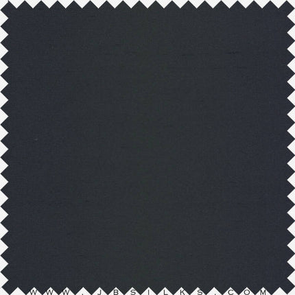 Superior Finish Silk Yarn Dyed Doupioni Fabric 2120 color 199 Black wide width by JB Silks