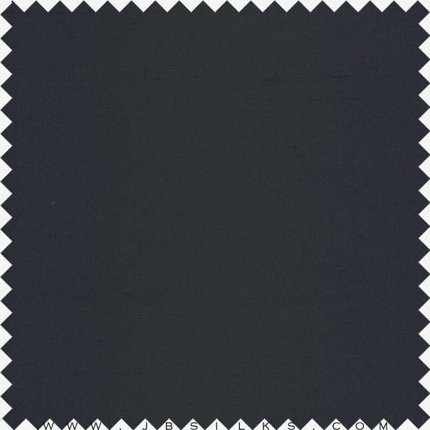 Superior Finish Silk Yarn Dyed Doupioni Fabric 2120 color 199 Black wide width by JB Silks