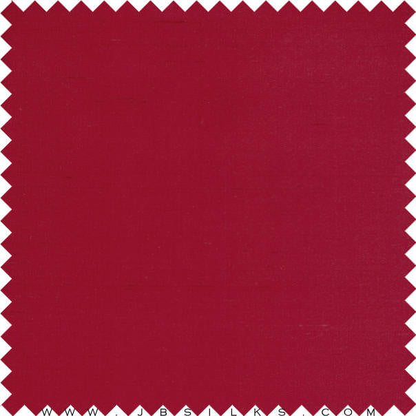 Superior Finish Silk Yarn Dyed Doupioni Fabric 2120 color 421 Red wide width by JB Silks