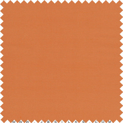Superior Finish Silk Yarn Dyed Doupioni Fabric 2120 color 678 Persimmon Orange wide width by JB Silks