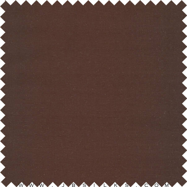 Superior Finish Silk Yarn Dyed Shantung Fabric 2120 color 690 Chocolate Brown by JB Silks