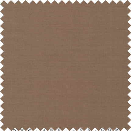 Superior Finish Silk Yarn Dyed Shantung Fabric 2120 color 738 Mocha Mousse wide width by JB Silks