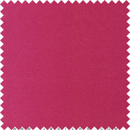 Superior Silk Heavy Crepe Back Satin Fabric 45 momme color 422 Fuchsia wide width by JB Silks