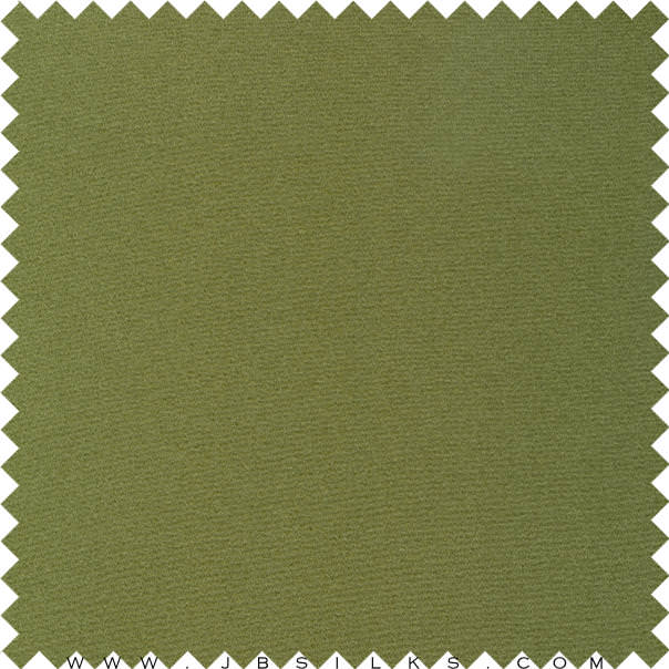 Superior Silk Heavy Crepe Back Satin Fabric 45 momme color 688 Olive Green by JB Silks