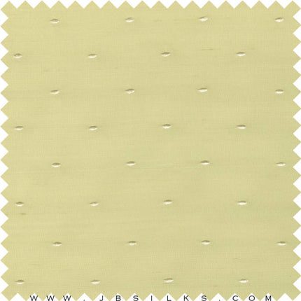 Embroidered Silk Yarn Dyed Shantung Doupioni Fabric JB61 color 645 Daffodil Yellow by JB Silks