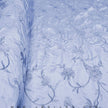 Embroidered Silk Yarn Dyed Shantung Doupioni Fabric JB64 color 446 Periwinkle by JB Silks