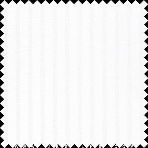 Novelty Silk Organza Stripe Fabric JB195 color 100 White wide width by JB Silks