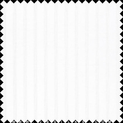 Novelty Silk Organza Stripe Fabric JB195 color 100 White wide width by JB Silks