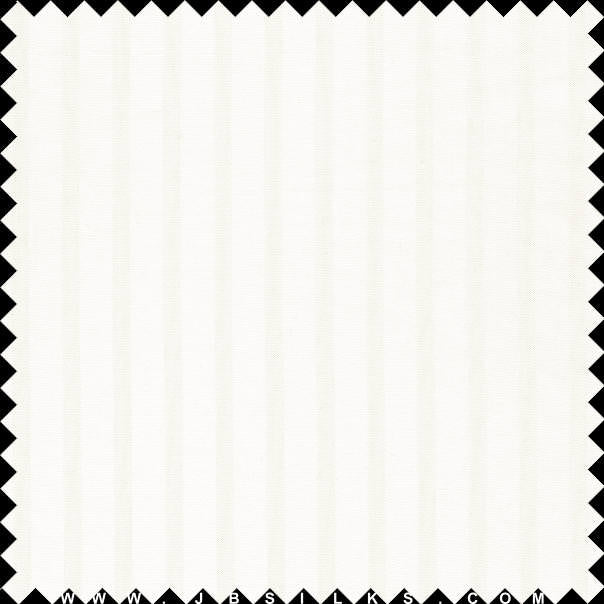 Novelty Silk Organza Stripe Fabric JB195 color 101 Light Ivory by JB Silks