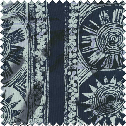 Printed Silk Broadcloth Fabric 261 by JB Silks