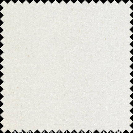 Raw Silk Noil Fabric color 101 Light Ivory by JB Silks