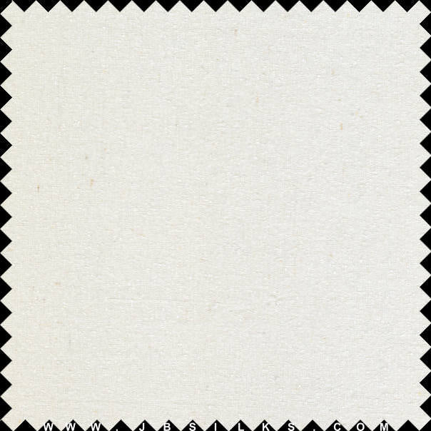 Raw Silk Noil Fabric color 101 Light Ivory by JB Silks