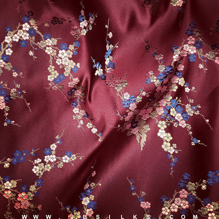 Silk Brocade Fabric 1080 color 455 by JB Silks