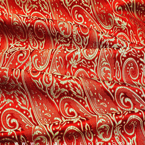 Silk Brocade Fabric 3295 color 320 by JB Silks