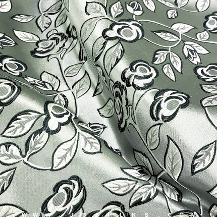 Silk Brocade Fabric 3303 color 716 by JB Silks