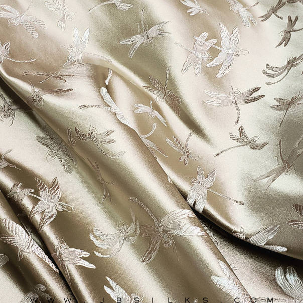 Silk Brocade Fabric 3312 color 503 by JB Silks