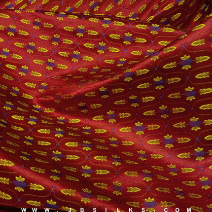 Silk Brocade Fabric 3331 color 320 by JB Silks